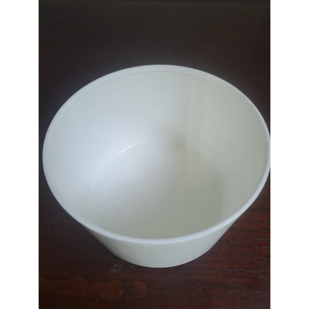 Vtg Tupperware One Touch Canister White With Hunter Green Lid 2708A-2